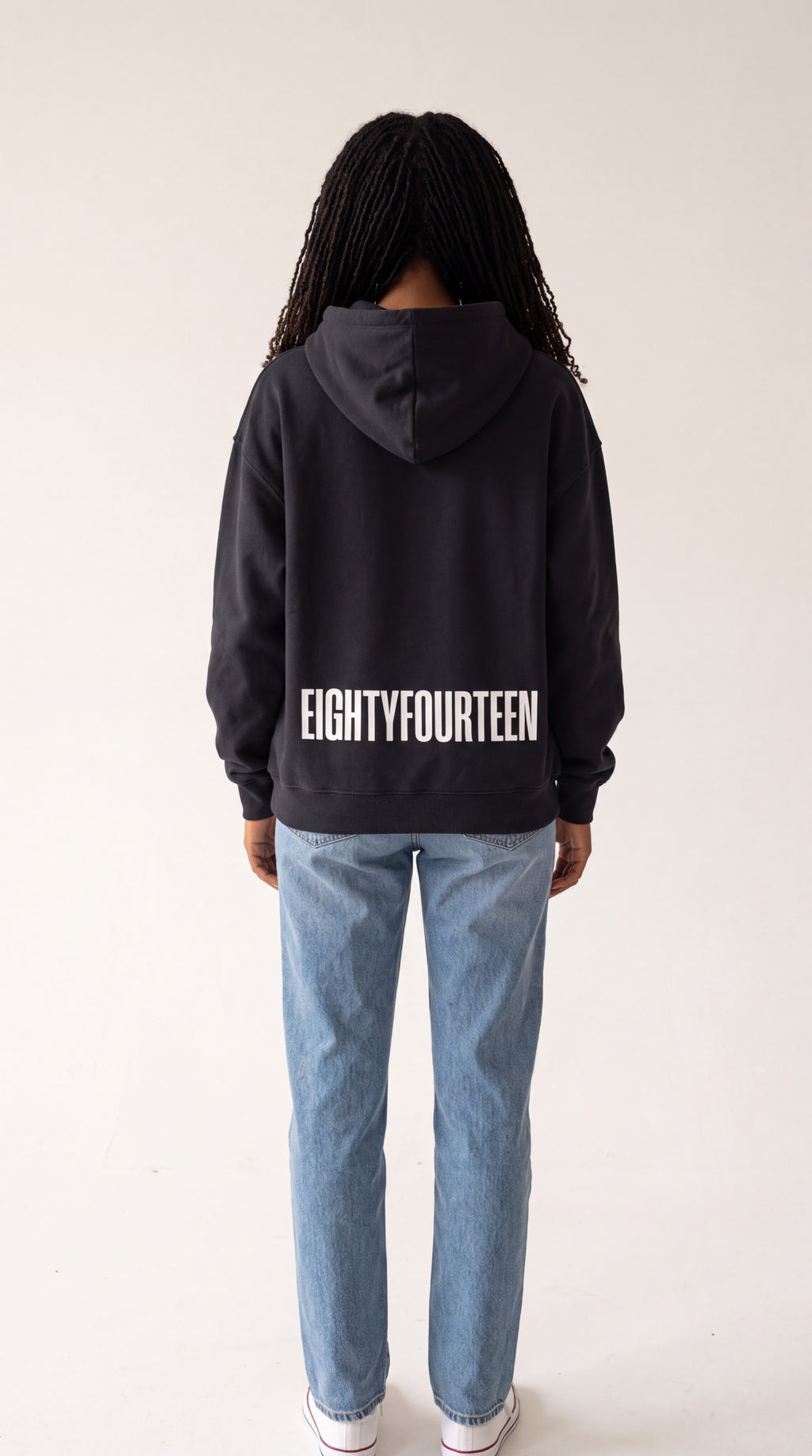EIGHTY FOURTEEN Essential Hoodie – Black