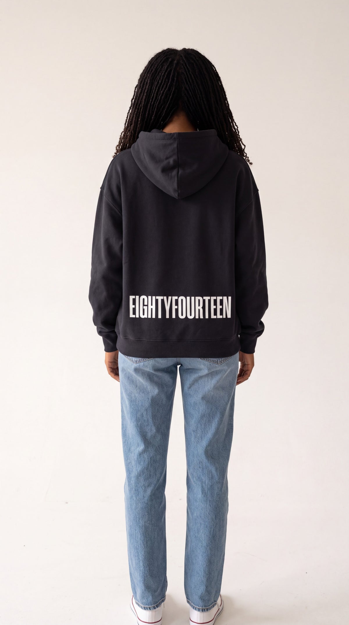 EIGHTY FOURTEEN Essential Hoodie – Black