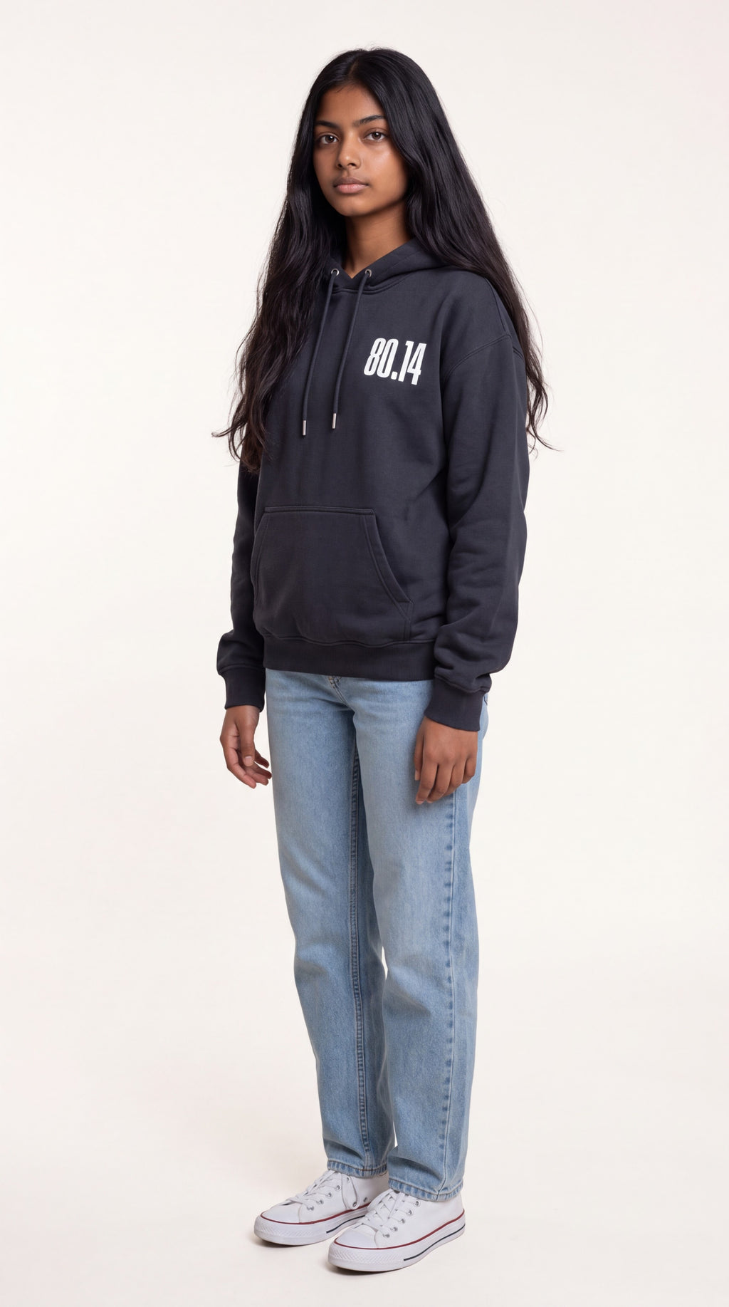 EIGHTY FOURTEEN Essential Hoodie – Black