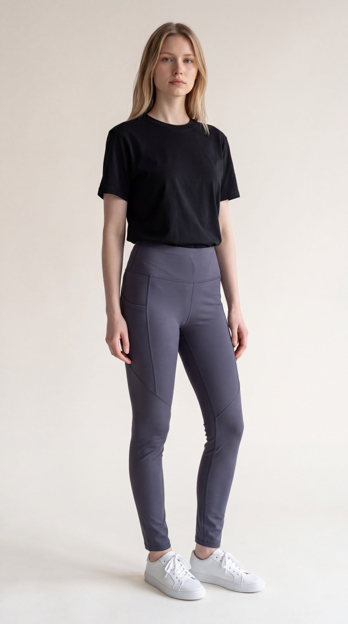 High-Waisted Leggings with pockets