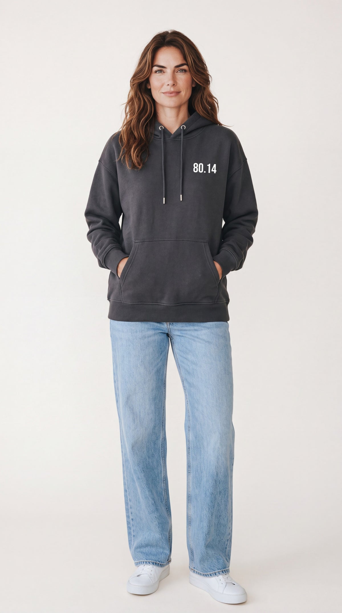 EIGHTY FOURTEEN Essential Hoodie – Dark grey